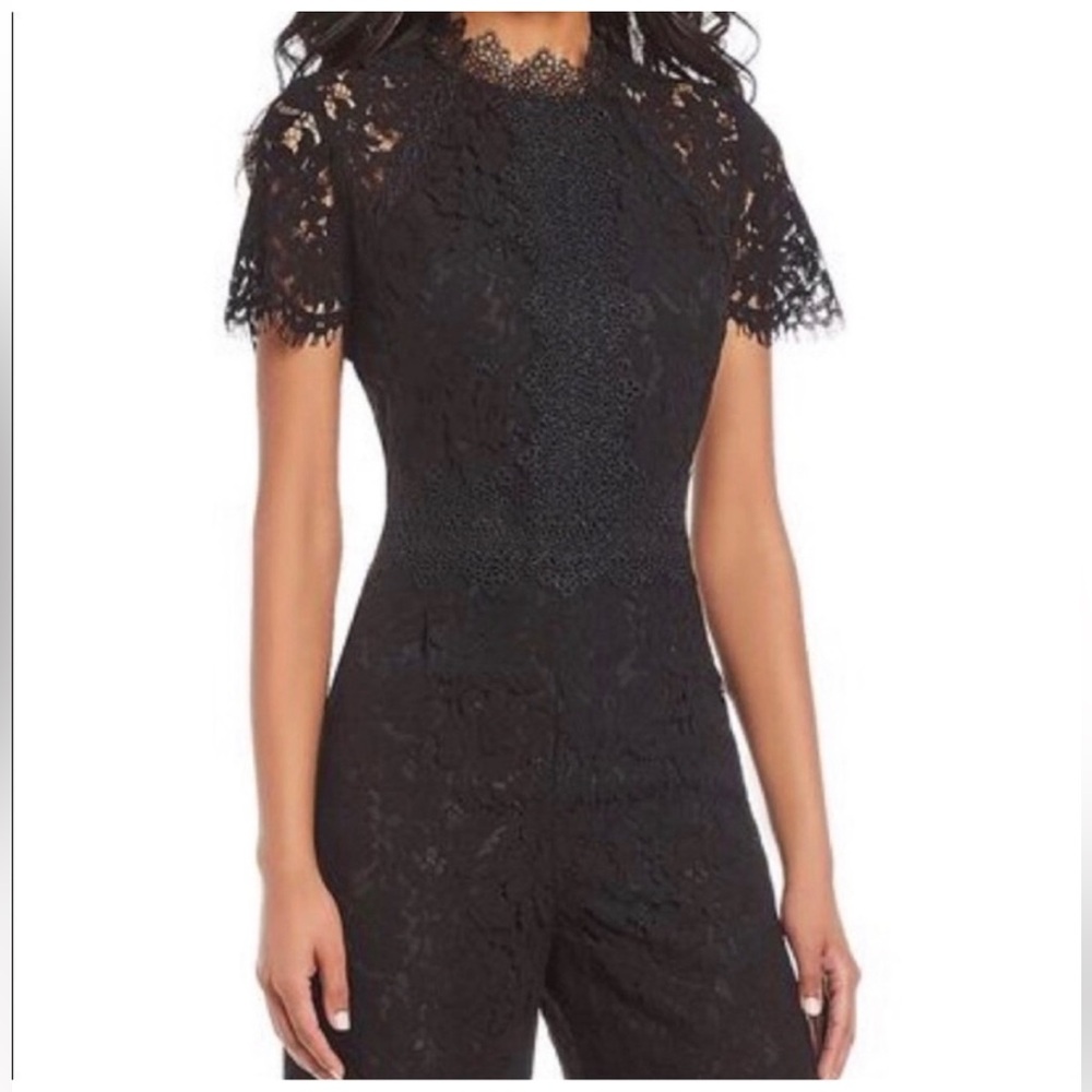 Elegant Black Lace Jumpsuit